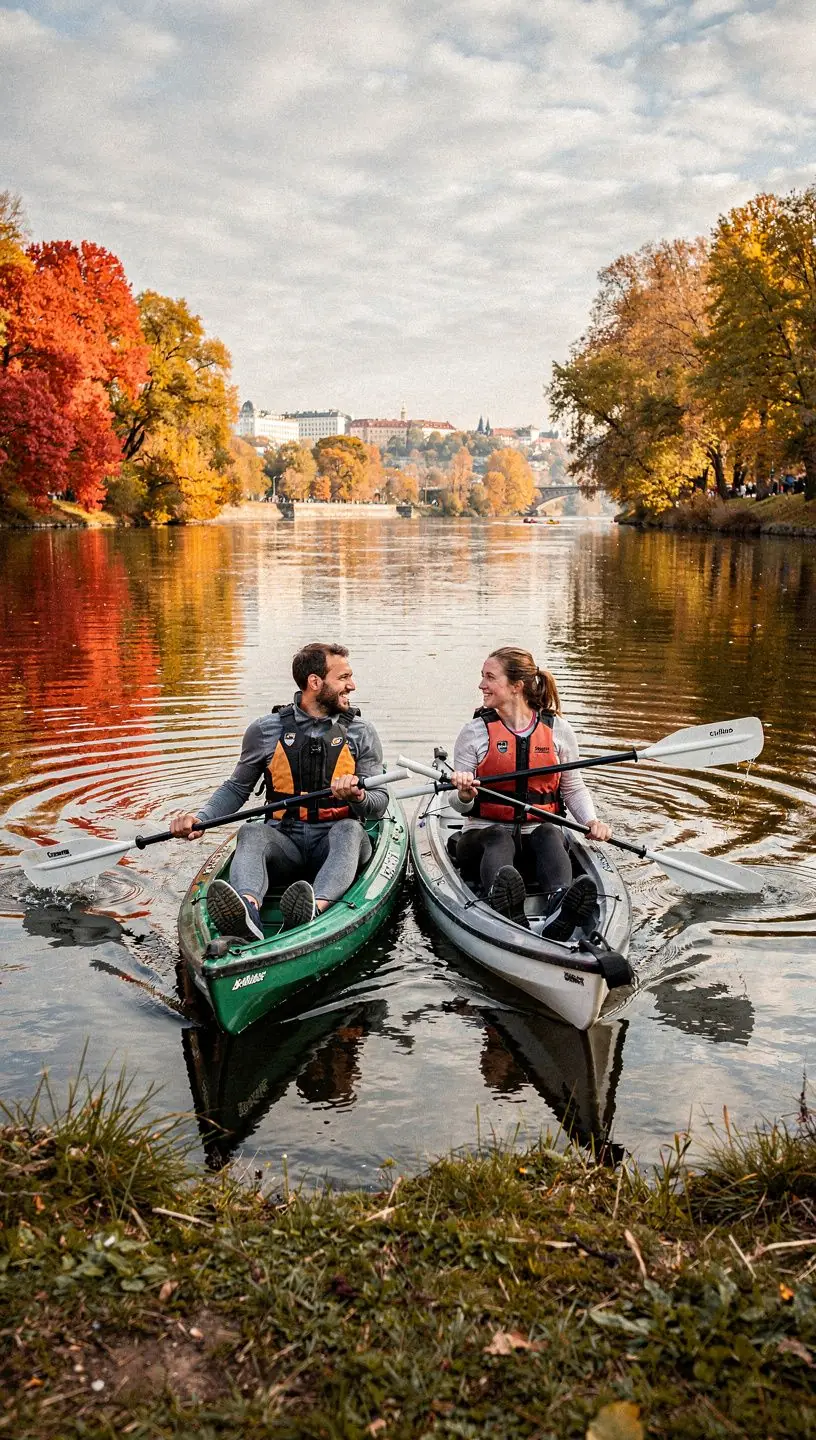 Family enjoying outdoor activities in a park.